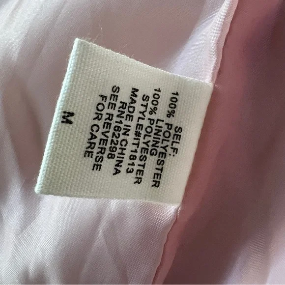 Bucket List Dusty Pink Ruffle Sleeve Oversized Puffer Vest size M - Picture 11 of 12